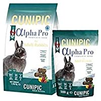 Cunipic Alpha Pro Comida Conejo Adulto 500GR- Negro- 500